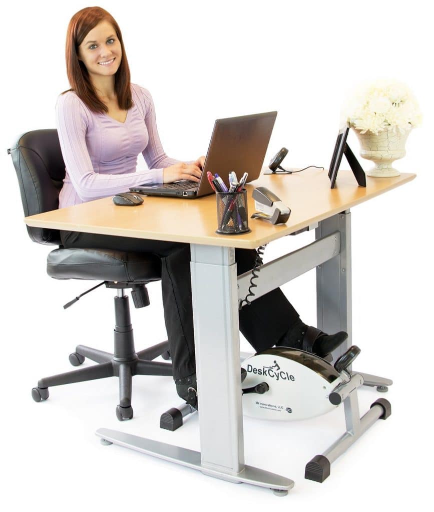 Deskcycle Desk Exercise Bike Pedal Exerciser Review Healthier Land Quick Review Deskcycle Pedal Exerciser