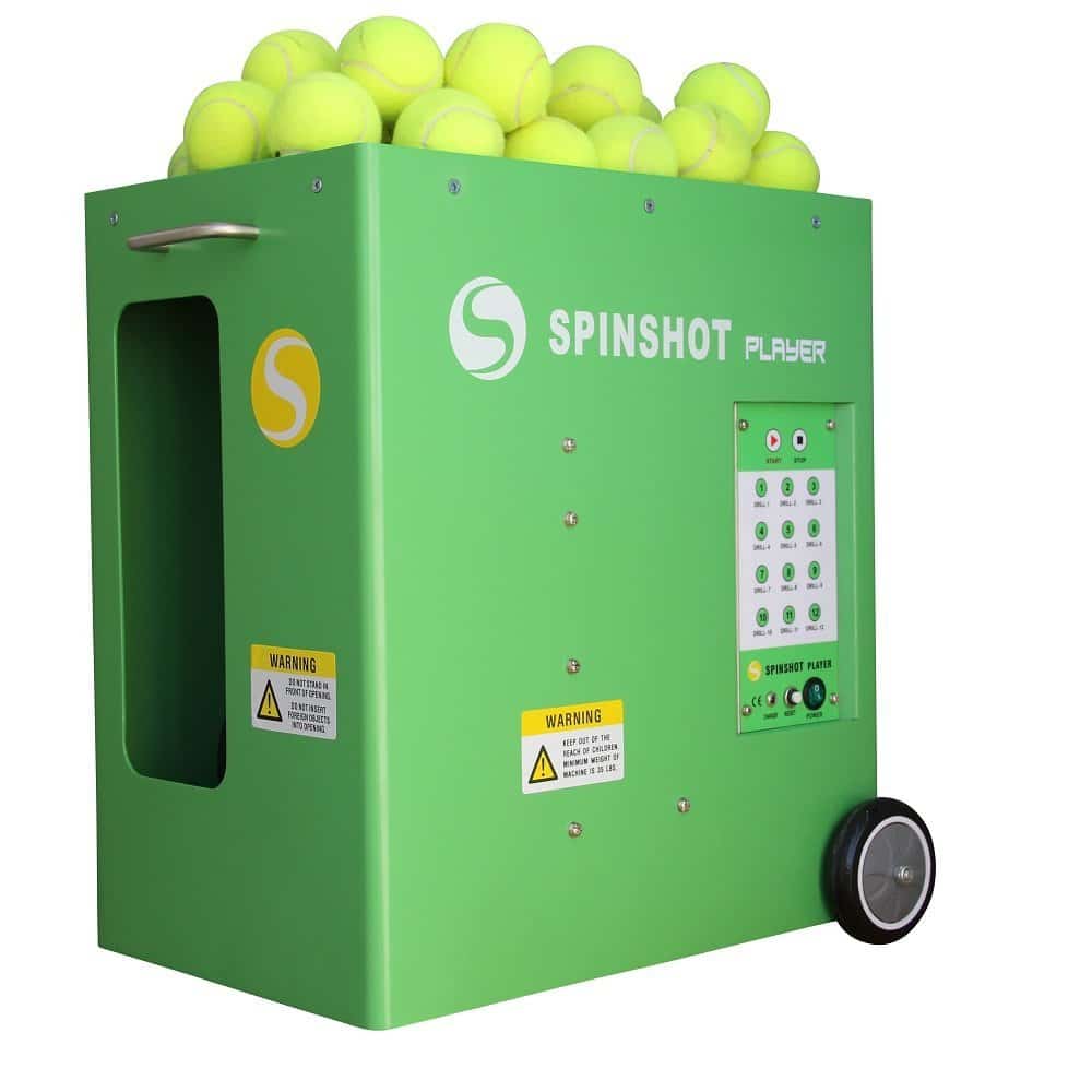 Spinshot-Player Tennis Ball Machine with Phone Remote Supported REVIEW